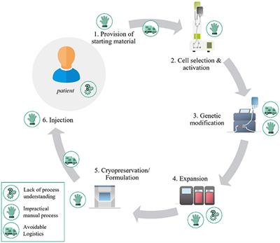 Toward Rapid, Widely Available Autologous CAR-T Cell Therapy – Artificial Intelligence and Automation Enabling the Smart Manufacturing Hospital